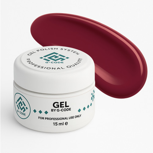 Hard Gel Red — твердий камуфлюючий гель для моделювання та нарощування #4